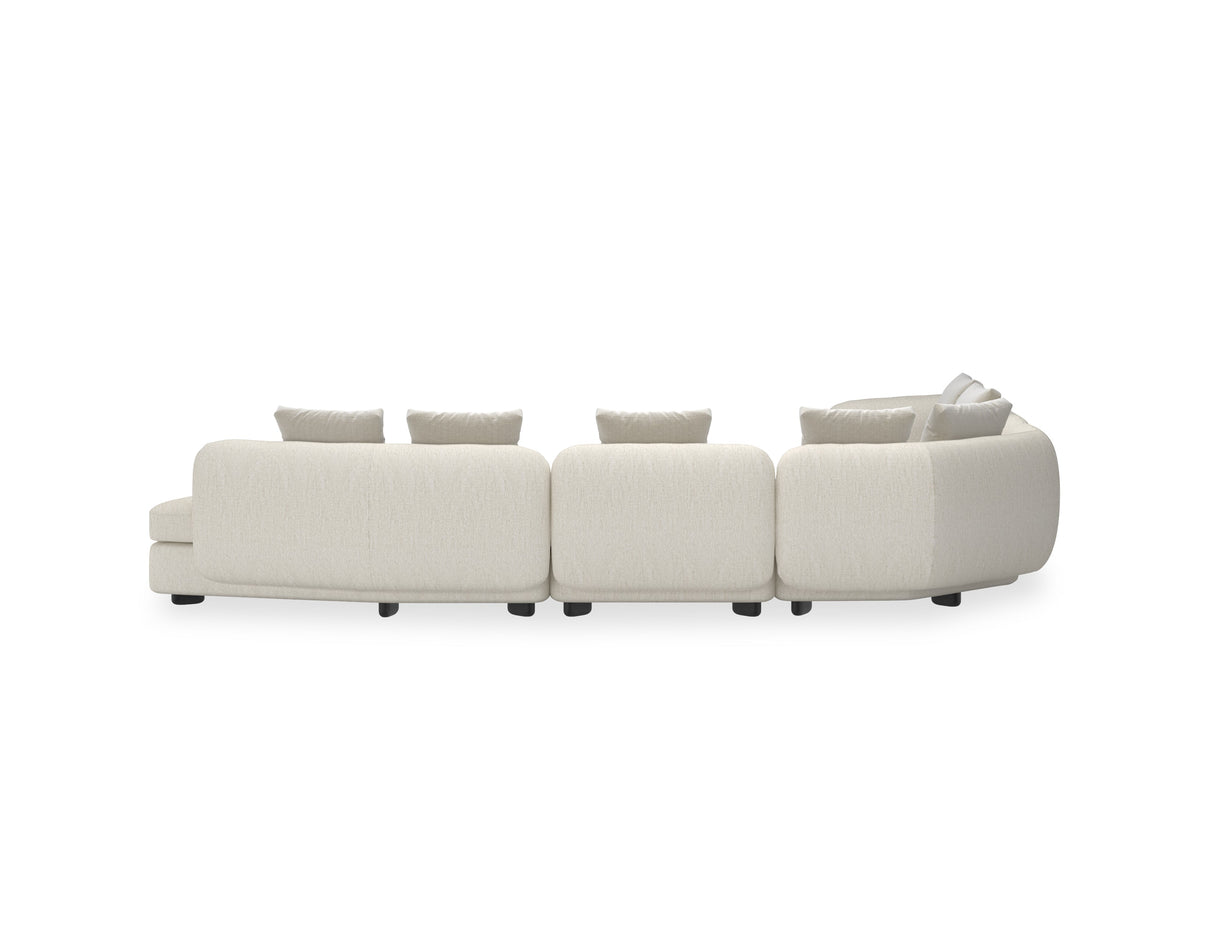 Kremowa sofa modułowa | Caracole Lumi
