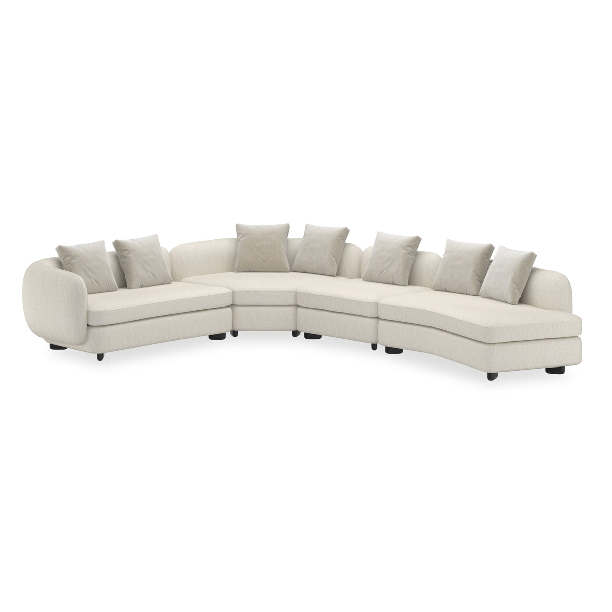 Kremowa sofa modułowa | Caracole Lumi