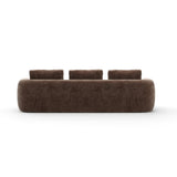 Taupe Aksamitna Sofa | Caracole Overlap