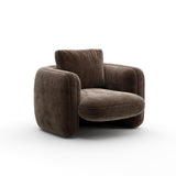 Fotel wypoczynkowy Taupe Velvet | Caracole Overlap
