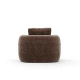 Fotel wypoczynkowy Taupe Velvet | Caracole Overlap