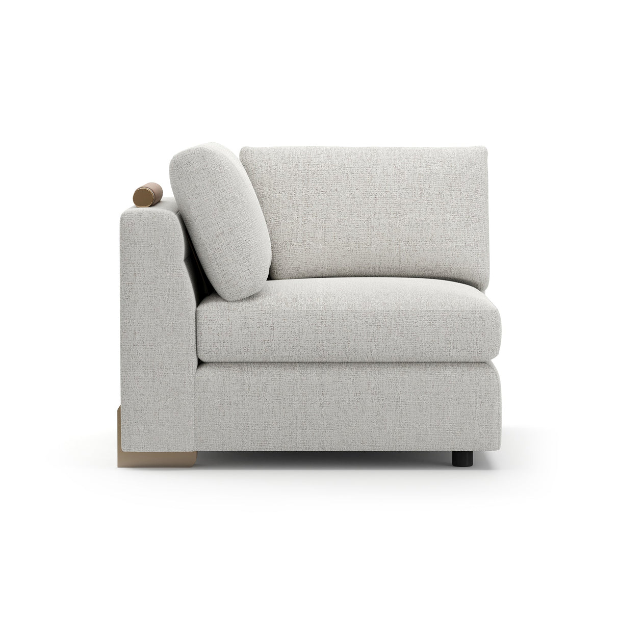 Narożna sofa w kolorze kremowym | Caracole Contrast