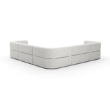 Sofa segmentowa lewa Linnen L | Rytm Carakole