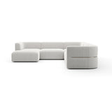 Sofa segmentowa lewa Linnen L | Rytm Carakole