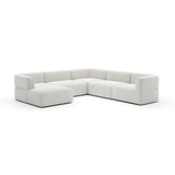 Sofa segmentowa lewa Linnen L | Rytm Carakole