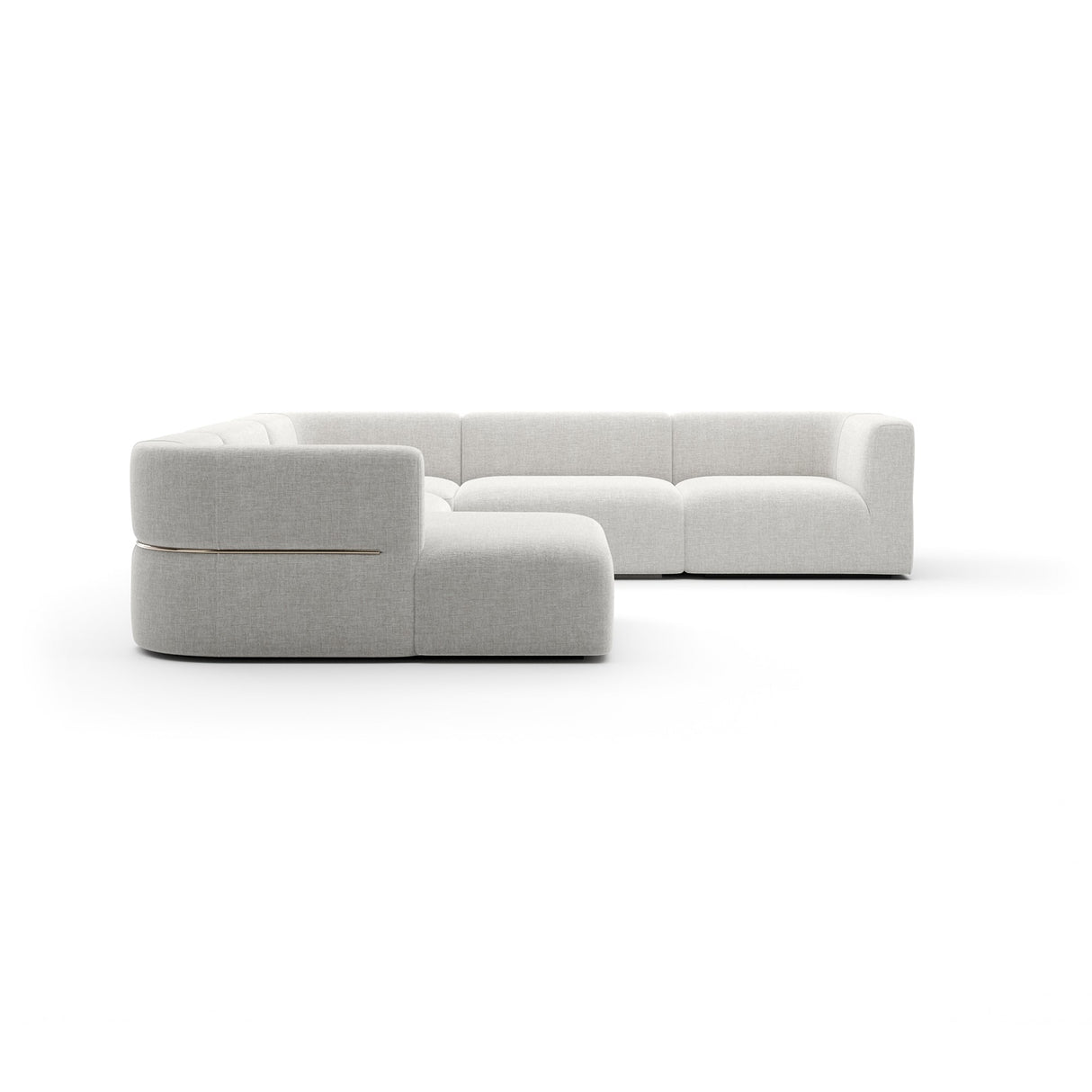 Sofa segmentowa lewa Linnen L | Rytm Carakole