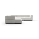 Sofa segmentowa lewa Linnen L | Rytm Carakole