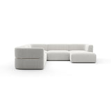 Linnen Sofa segmentowa prawa L | Rytm Carakole