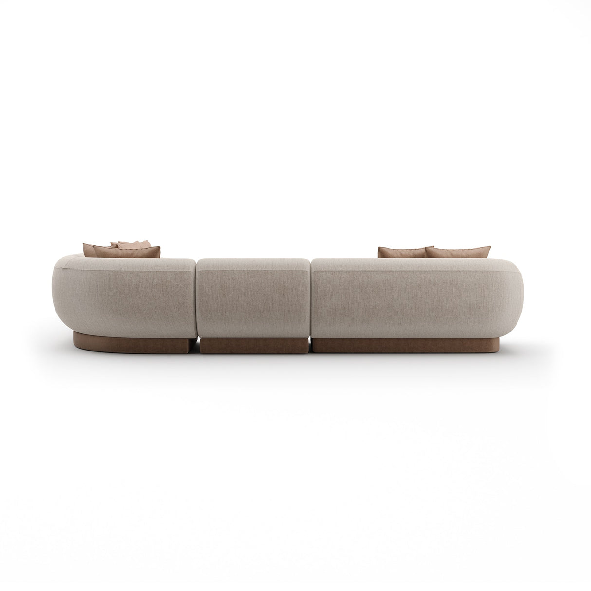 Duża sofa segmentowa Linnen L | Caracole Seta
