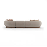 Duża sofa segmentowa Linnen L | Caracole Seta