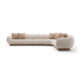 Duża sofa segmentowa Linnen L | Caracole Seta