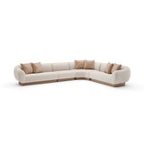 Duża sofa segmentowa Linnen L | Caracole Seta