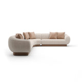 Duża sofa segmentowa Linnen L | Caracole Seta