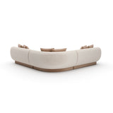 Mała sofa segmentowa Linnen L | Caracole Seta