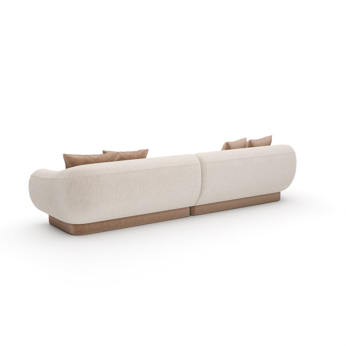 Sofa segmentowa Linnen 2 PC | Caracole Seta
